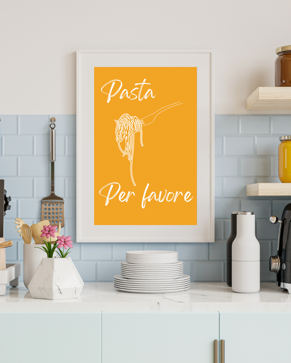 Pasta per favore - Italian Inspired Art Poster Prints
