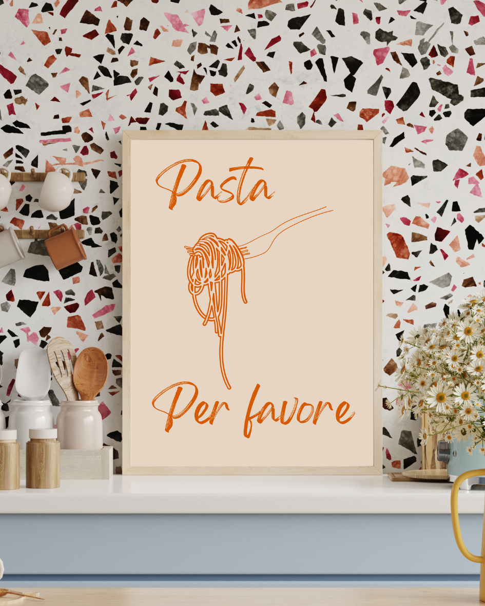 Pasta per favore - Italian Inspired Art Poster Prints