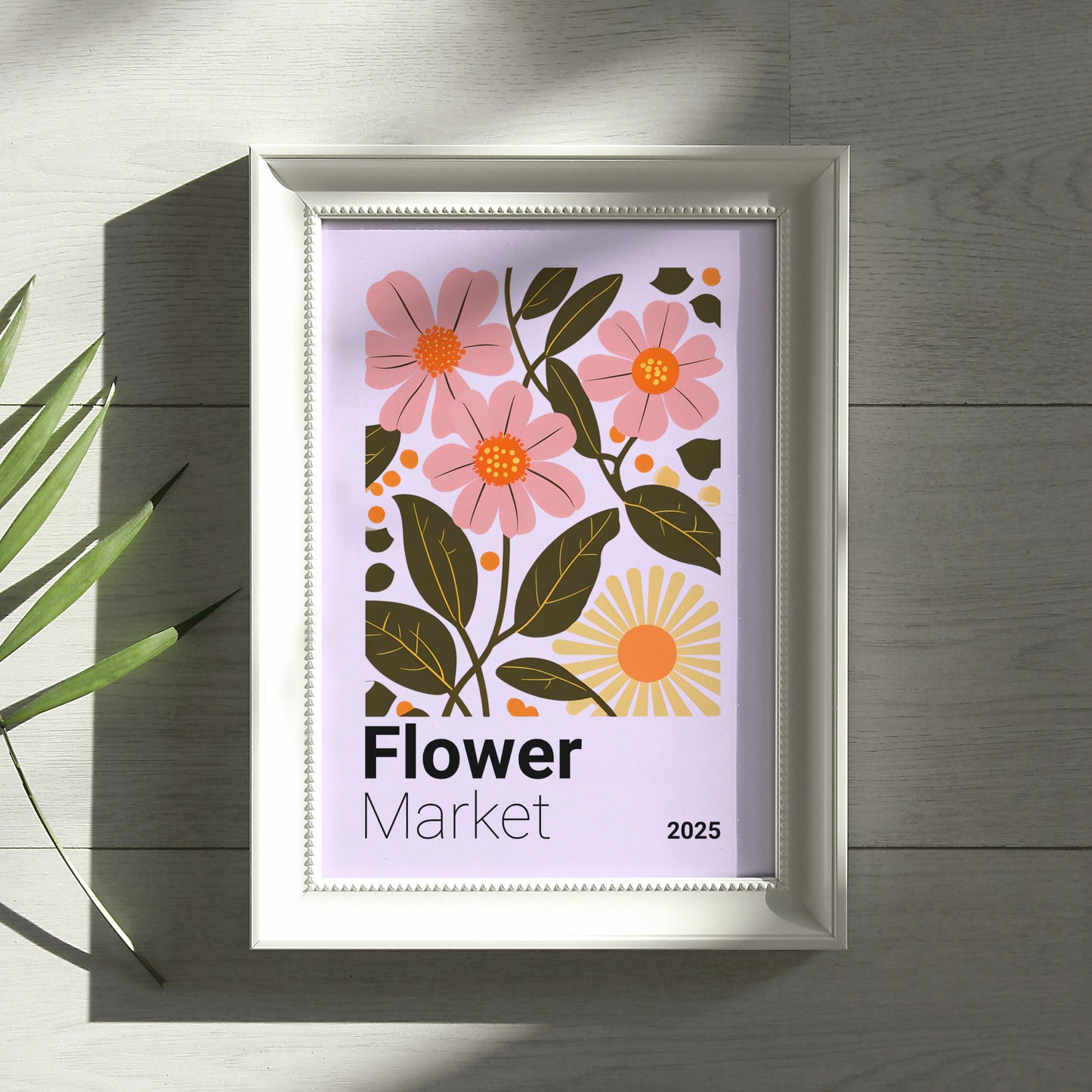 Botanical Flower Market - Home Essential Art Poster Prints