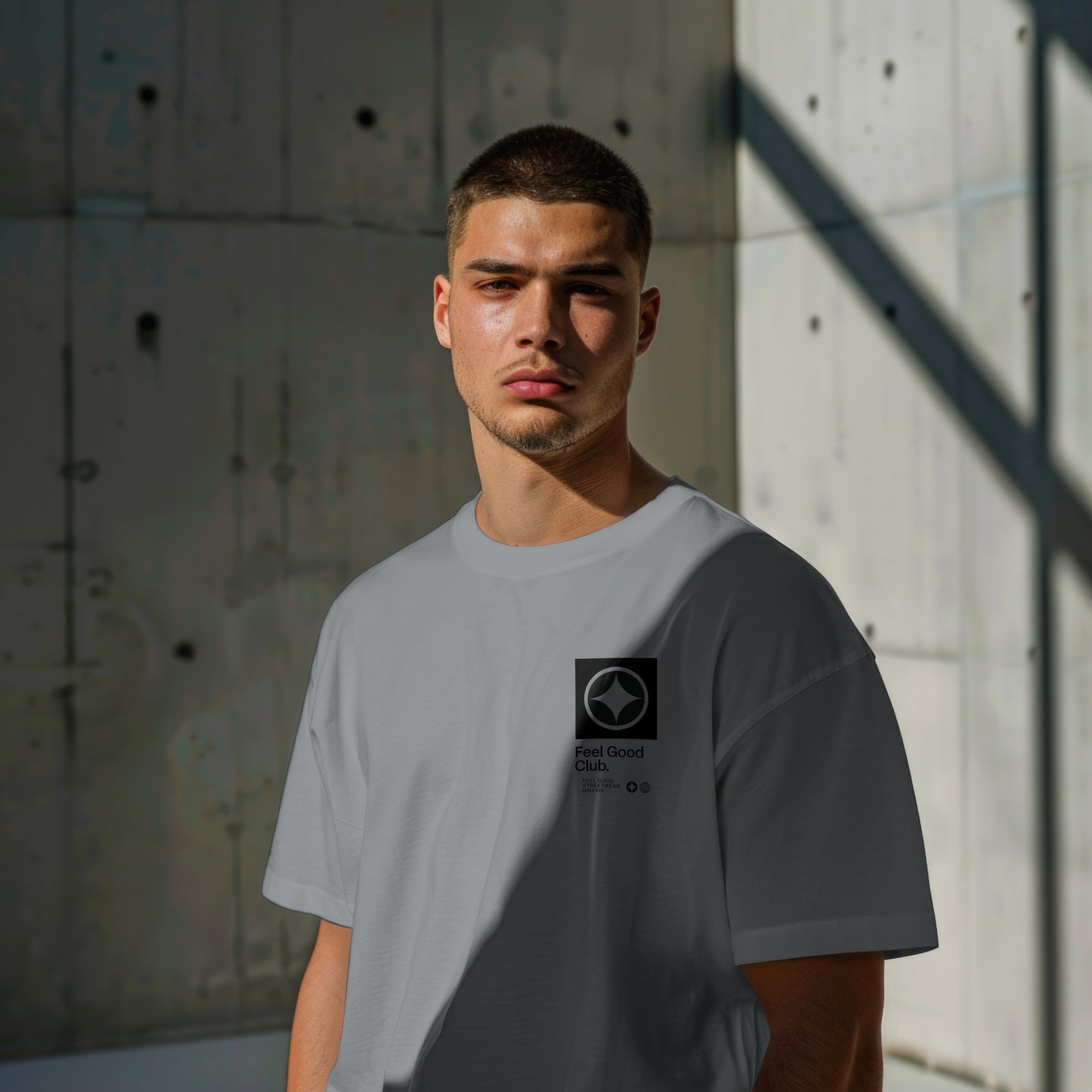 Feel Good Club - Oversized Organic Cotton Graphic T-shirt