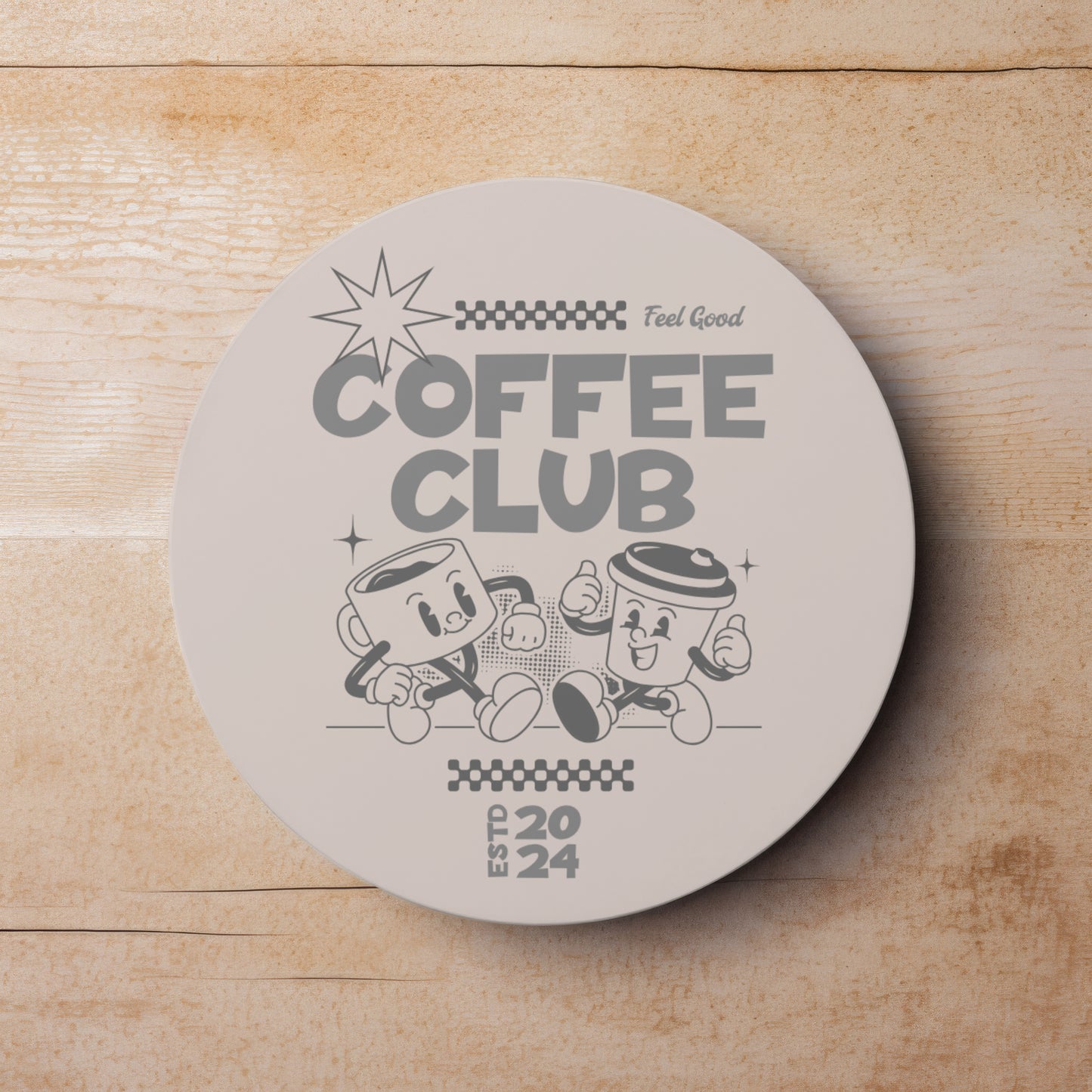 Coffee Club Drinks Coaster | Home and Office | Tableware Accessories