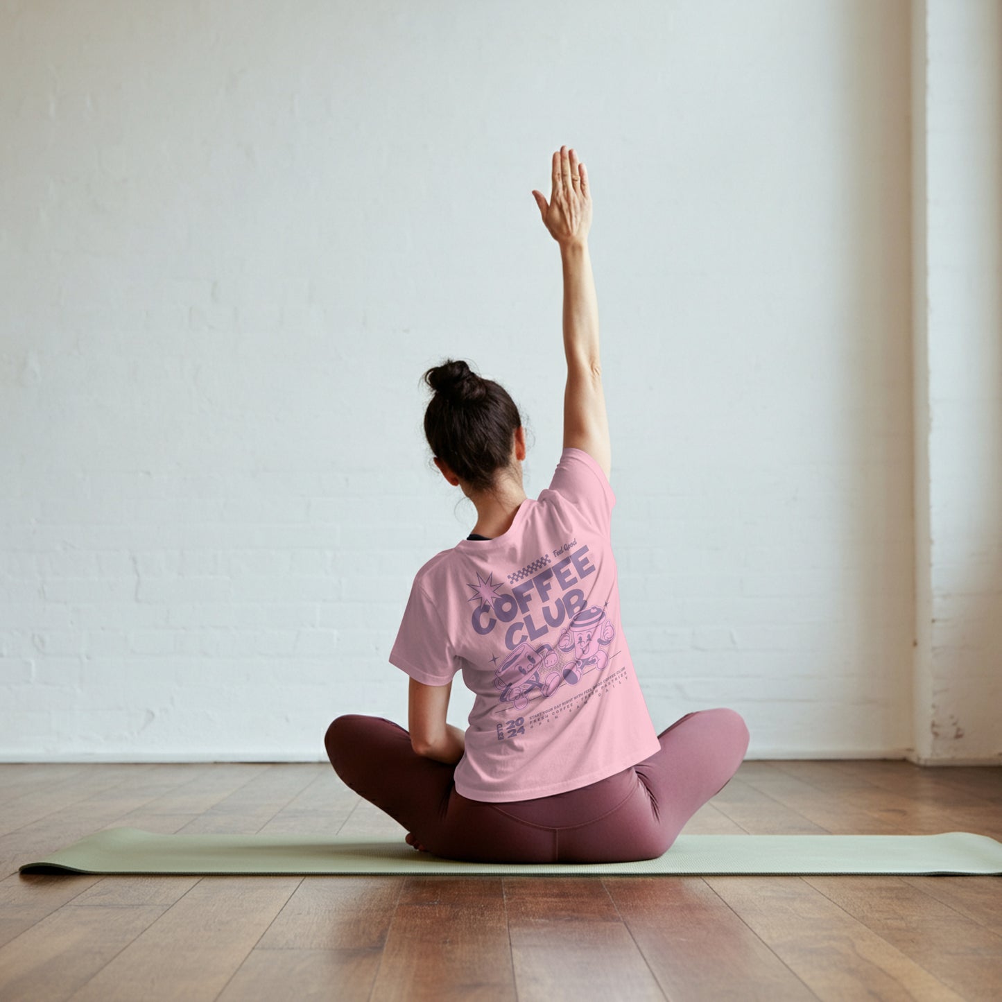 Coffee Club T-Shirt - Unisex Graphic T-shirt - 100% Organic Cotton
