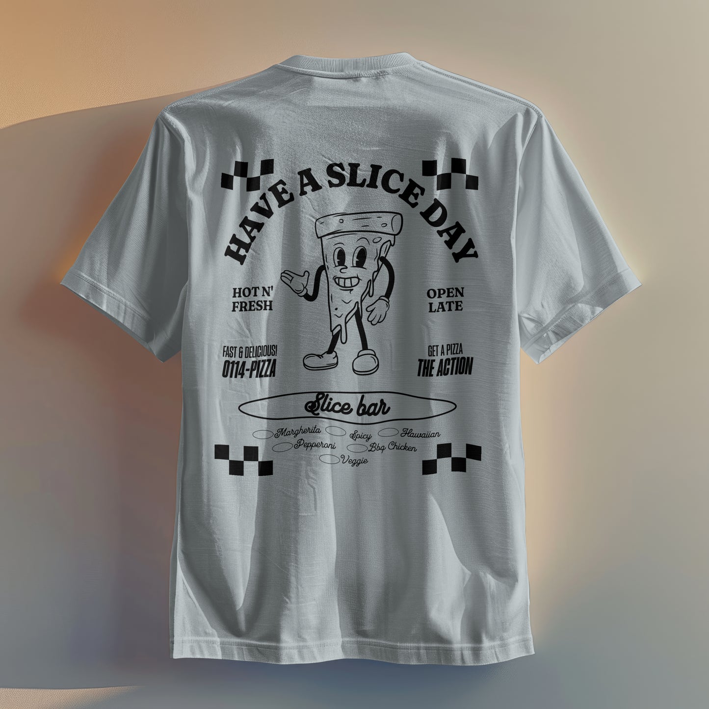 Have A Slice Day Unisex T-shirt Black