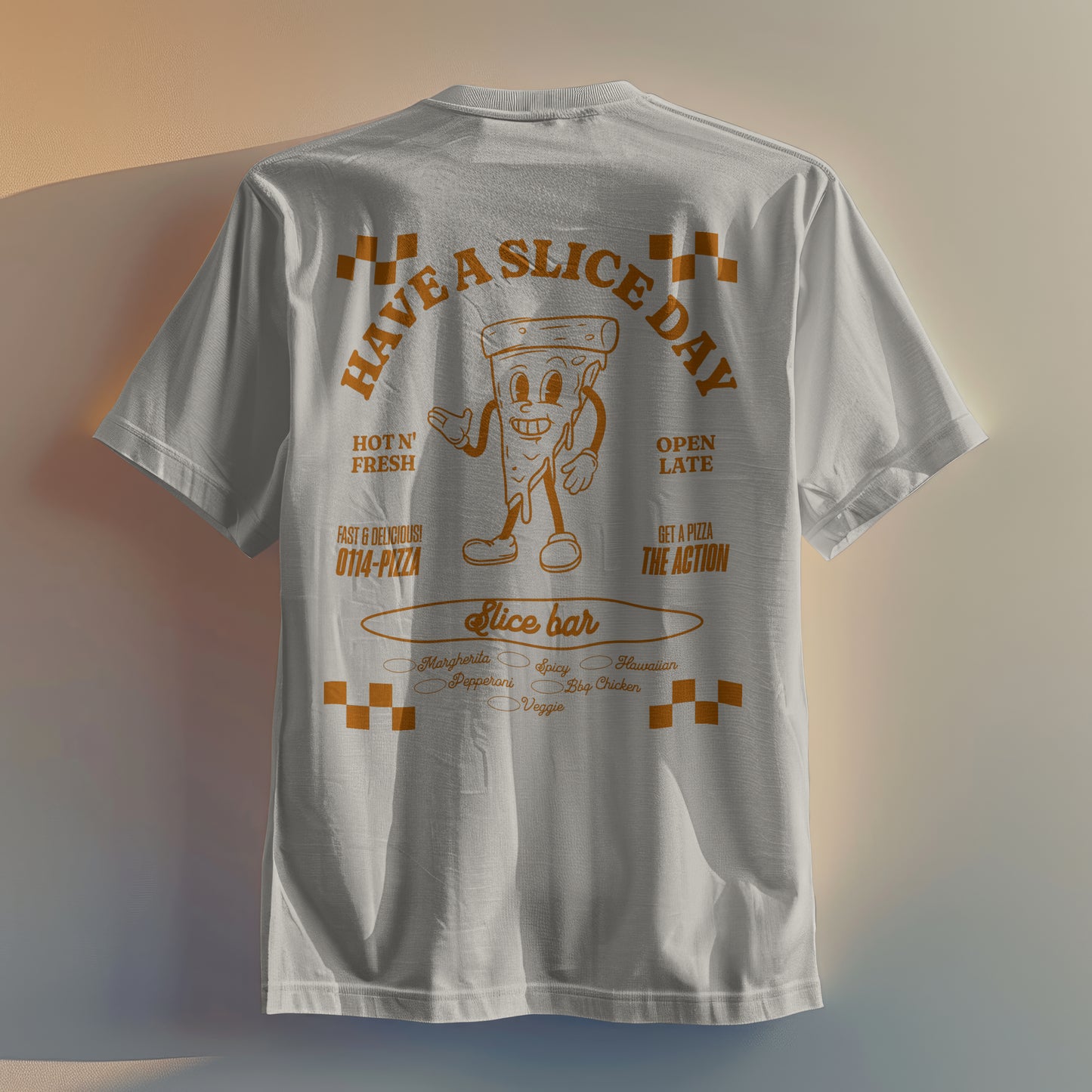 Have A Slice Day Unisex T-shirt Orange