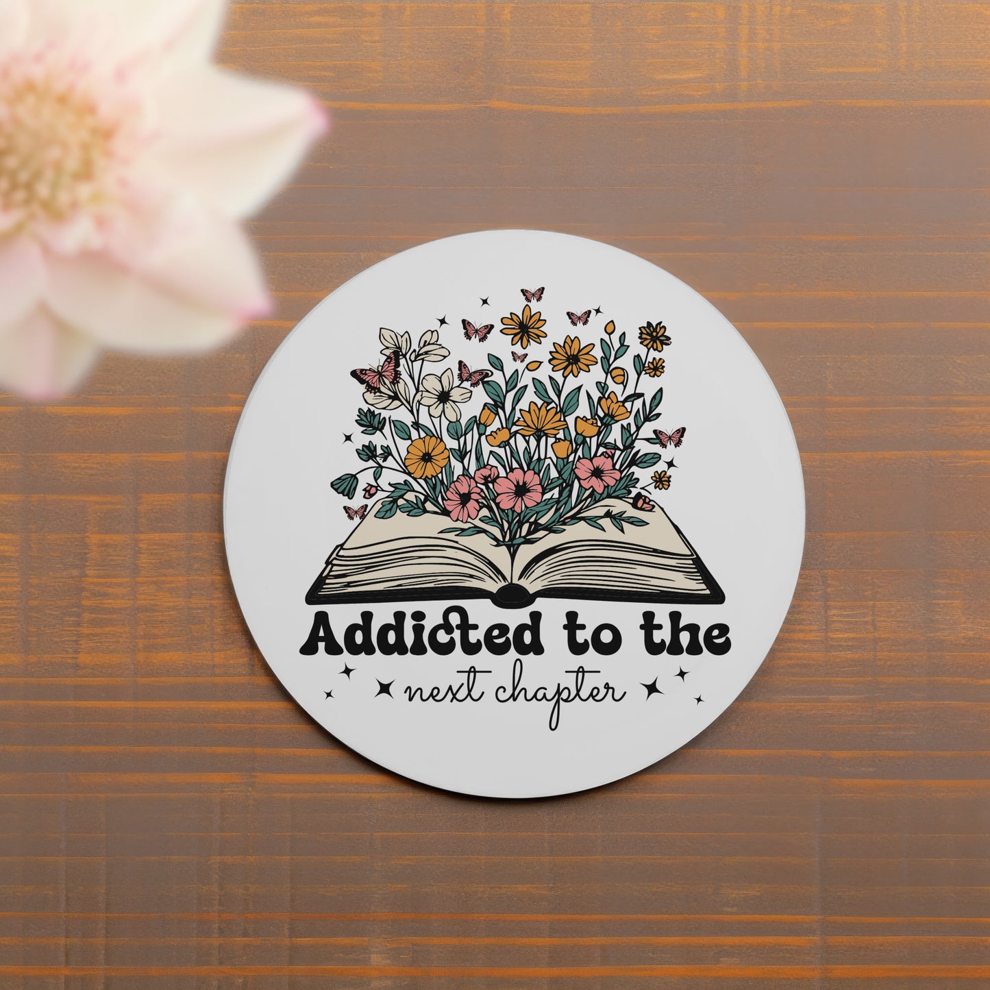 Book Lover Drinks Coaster | Home and Office | Tableware Accessories