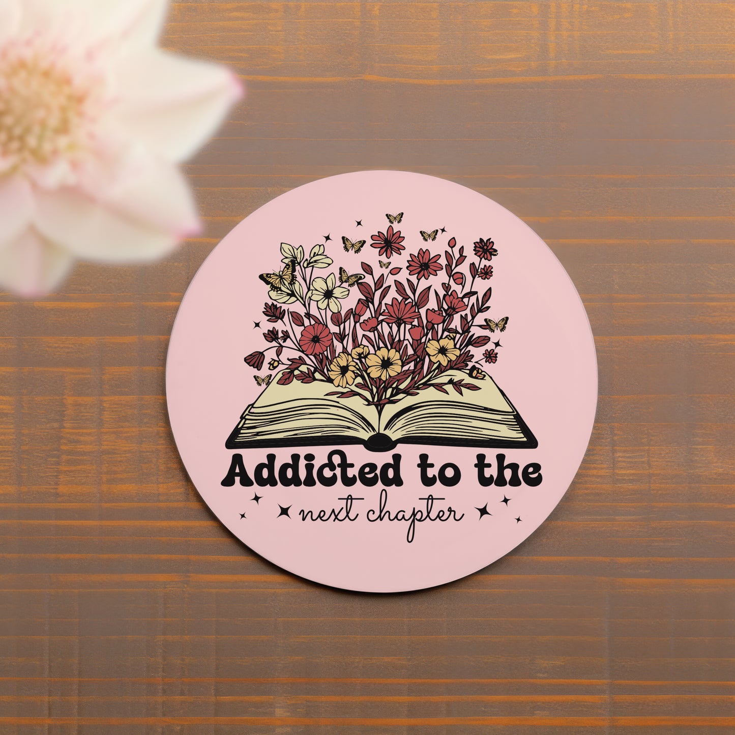 Book Lover Drinks Coaster | Home and Office | Tableware Accessories