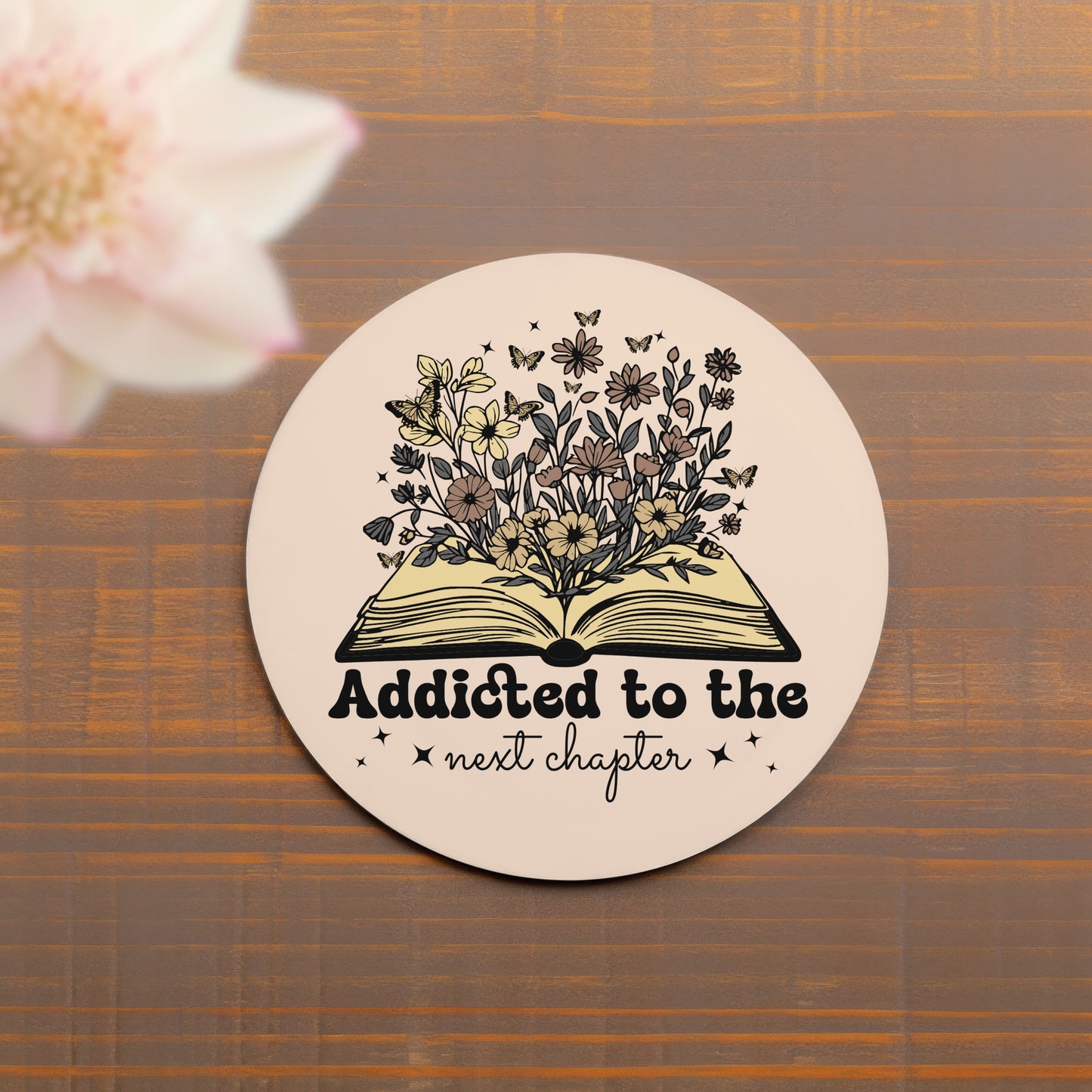 Book Lover Drinks Coaster | Home and Office | Tableware Accessories