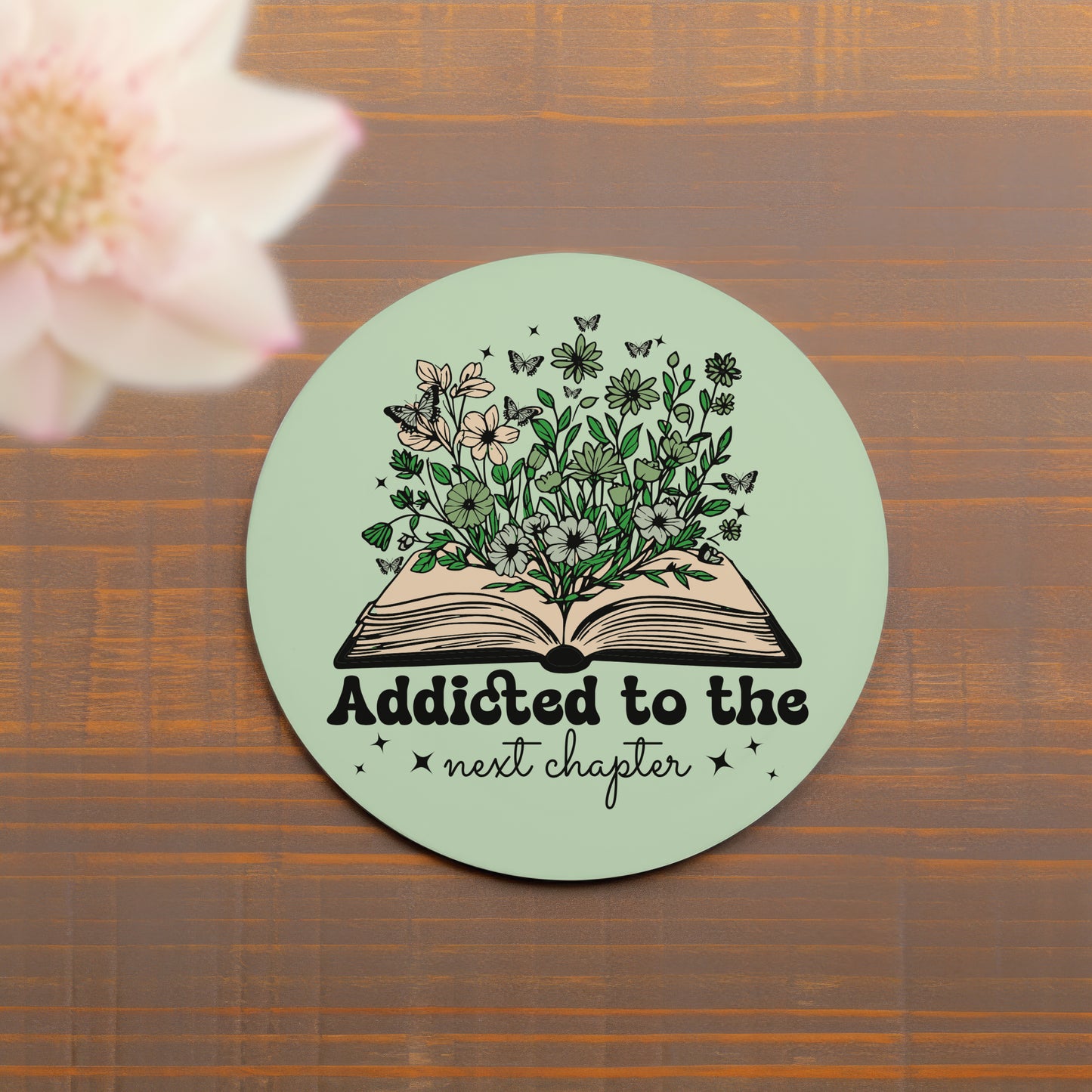 Book Lover Drinks Coaster | Home and Office | Tableware Accessories