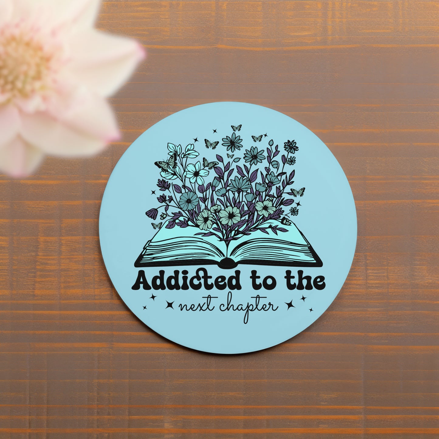Book Lover Drinks Coaster | Home and Office | Tableware Accessories