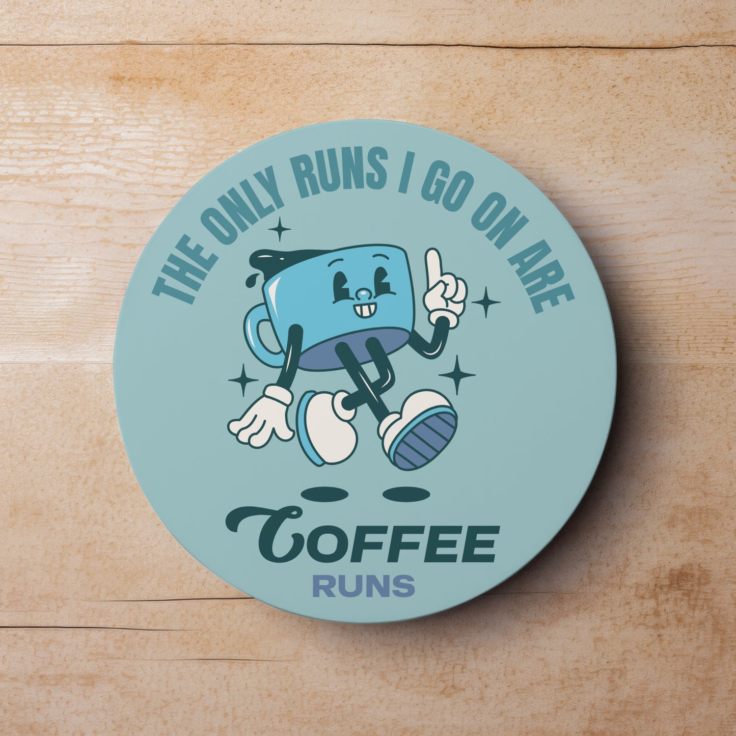 Funny Coffee Drinks Coaster | Home and Office | Tableware Accessories