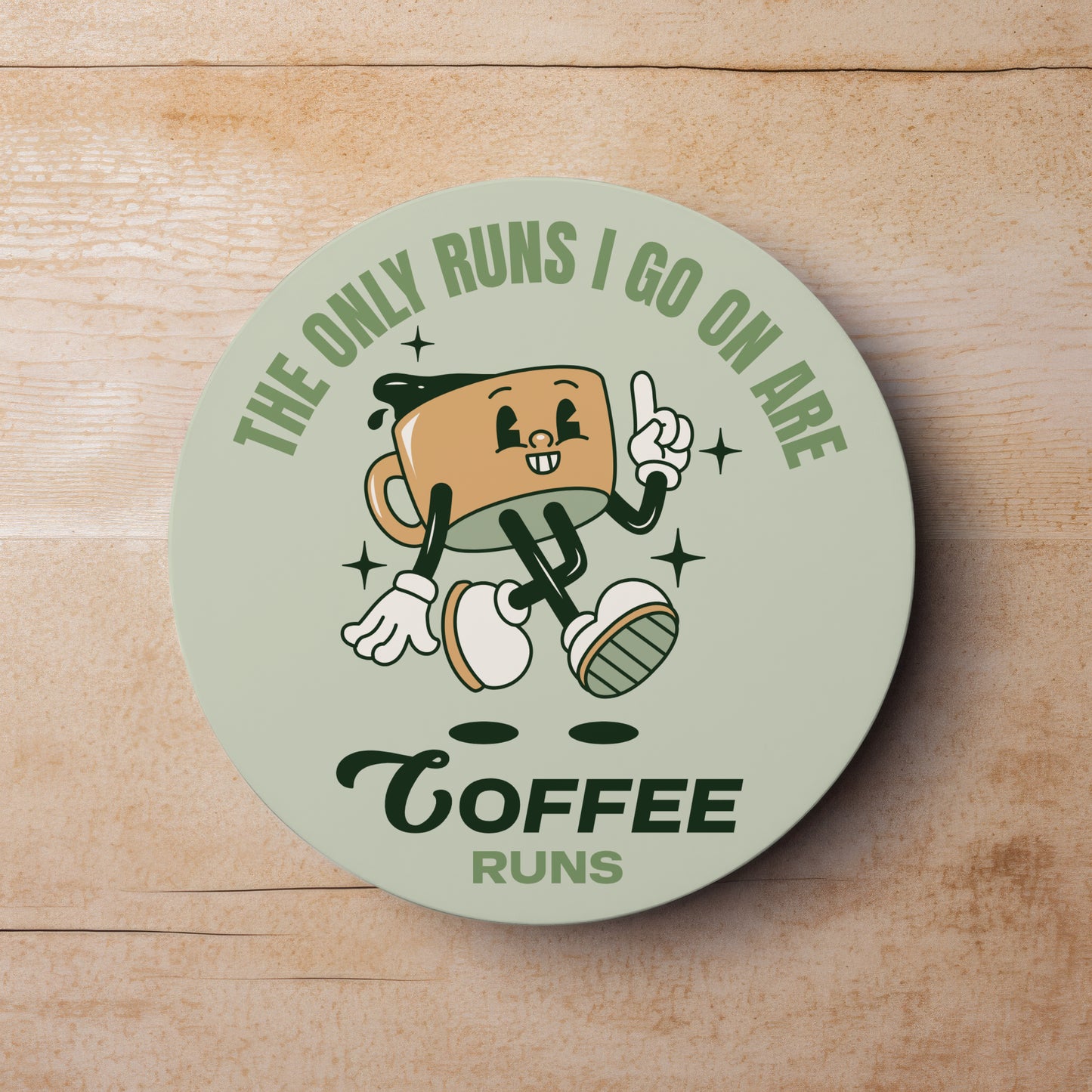 Funny Coffee Drinks Coaster | Home and Office | Tableware Accessories