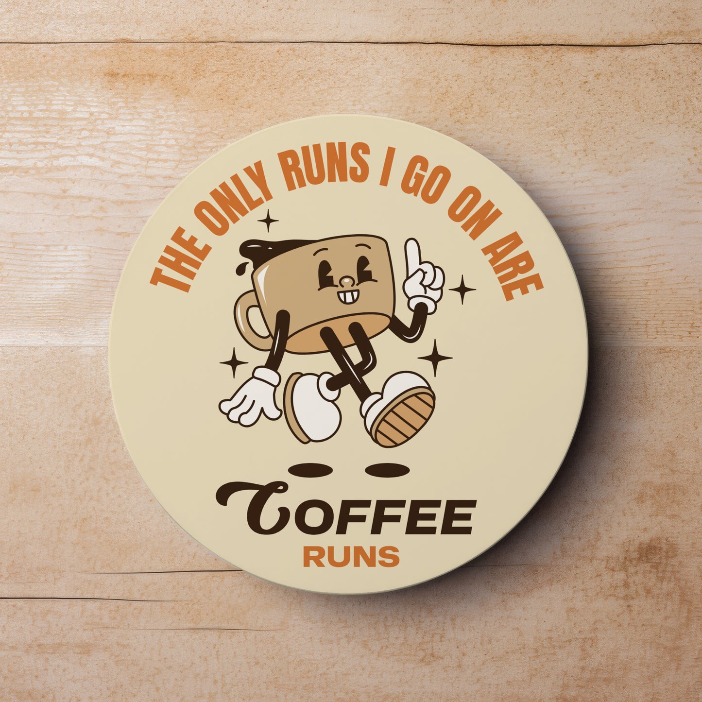 Funny Coffee Drinks Coaster | Home and Office | Tableware Accessories