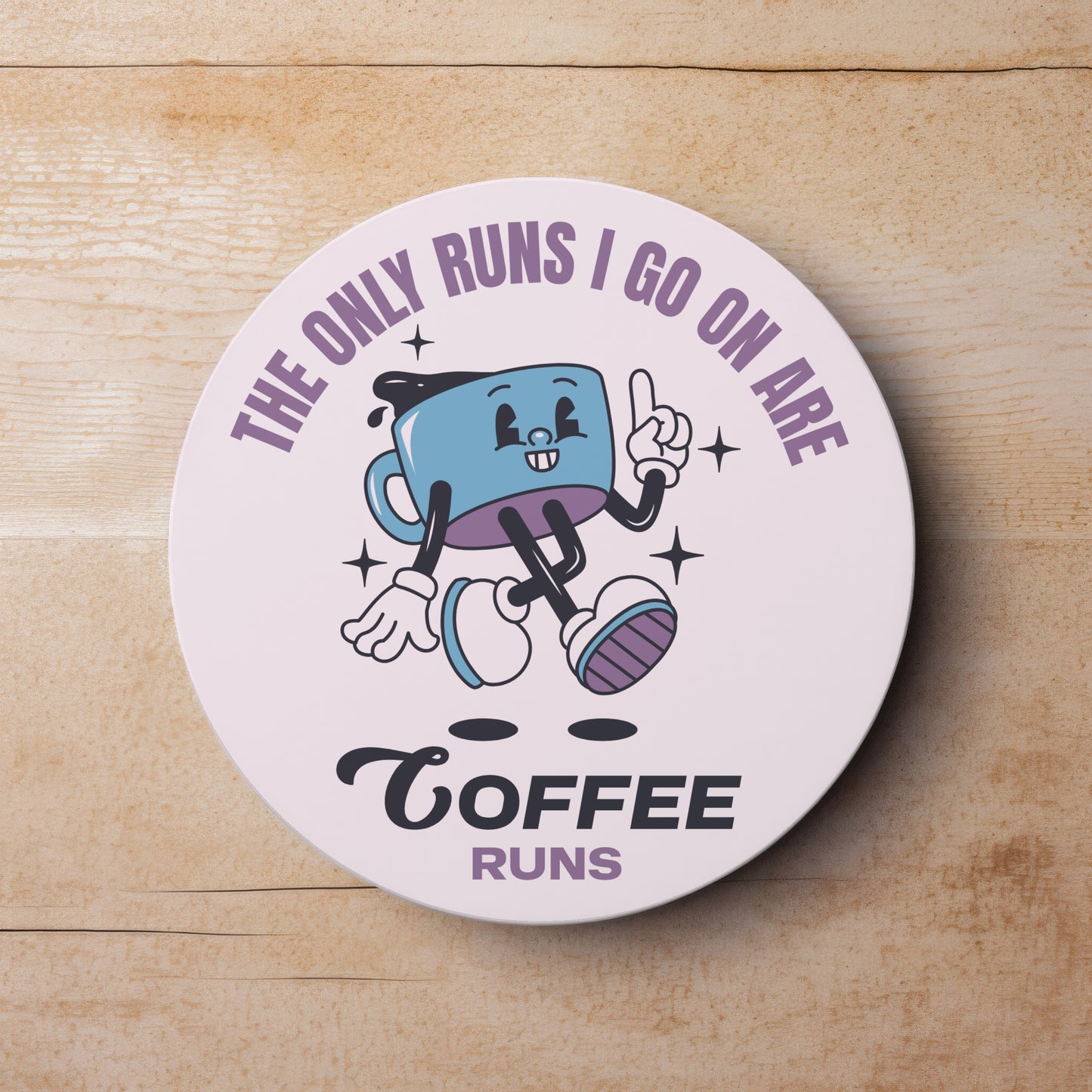 Funny Coffee Drinks Coaster | Home and Office | Tableware Accessories