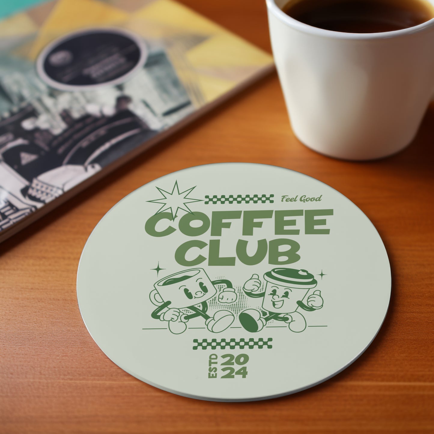 Coffee Club Drinks Coaster | Home and Office | Tableware Accessories