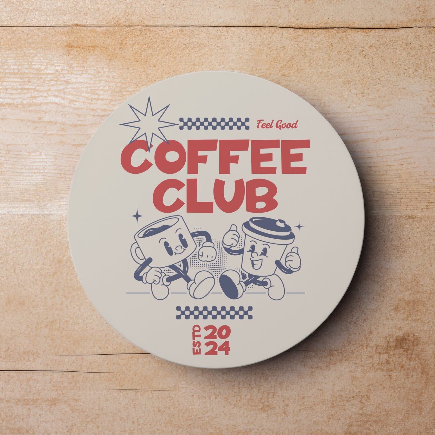 Coffee Club Drinks Coaster | Home and Office | Tableware Accessories