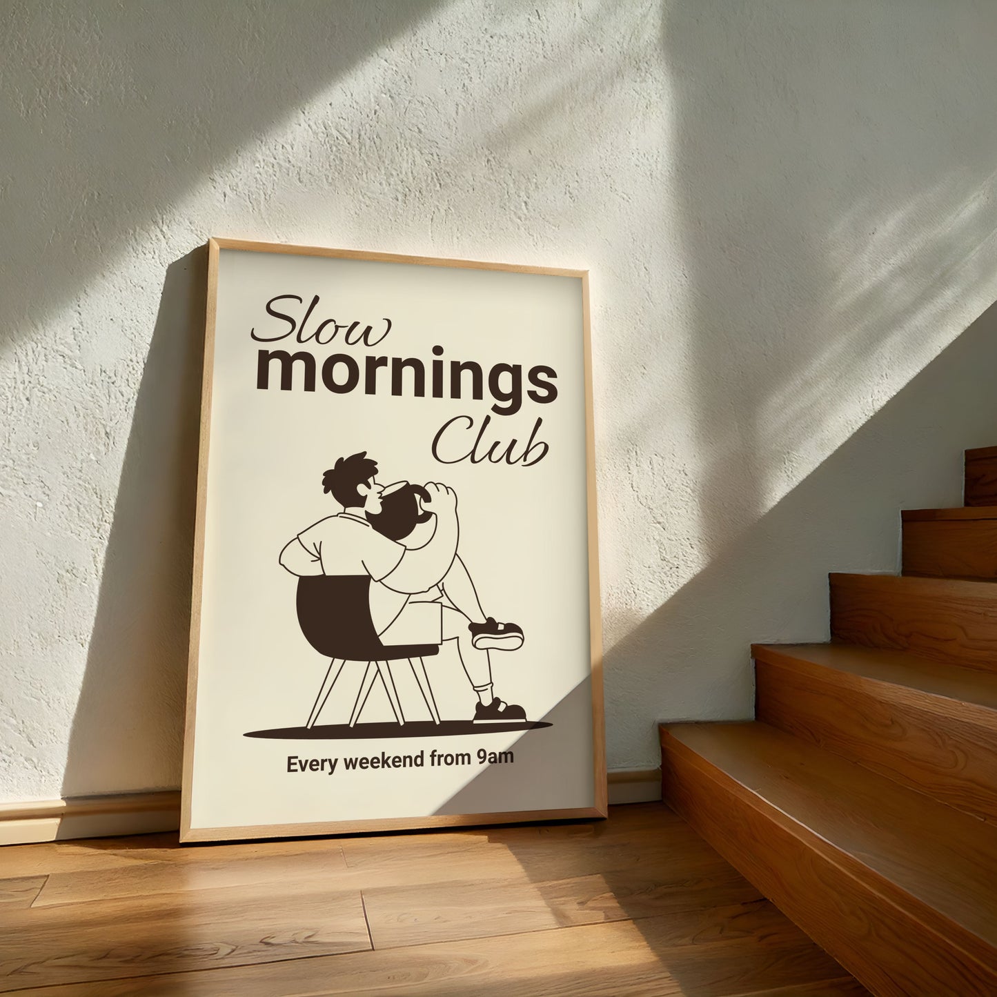 Slow Mornings Club - Home Essential Art Poster Prints