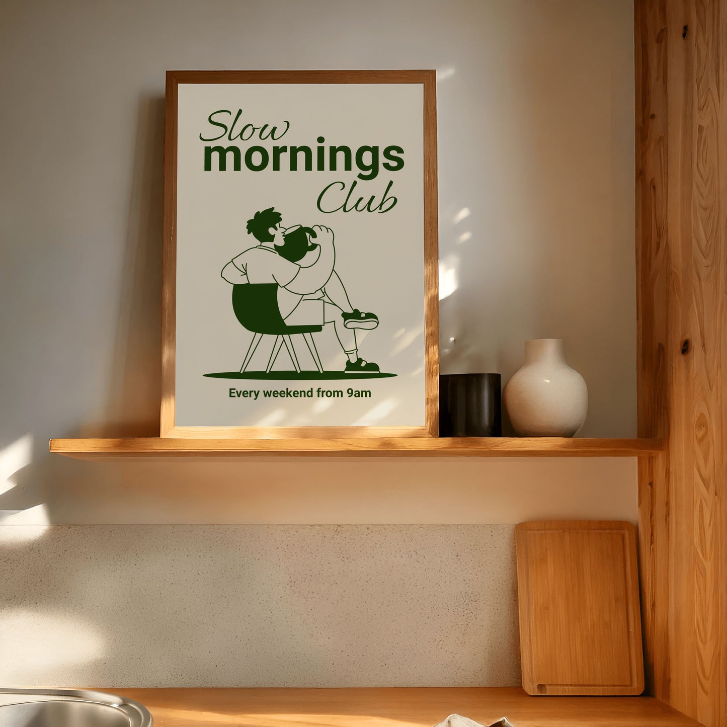 Slow Mornings Club - Home Essential Art Poster Prints