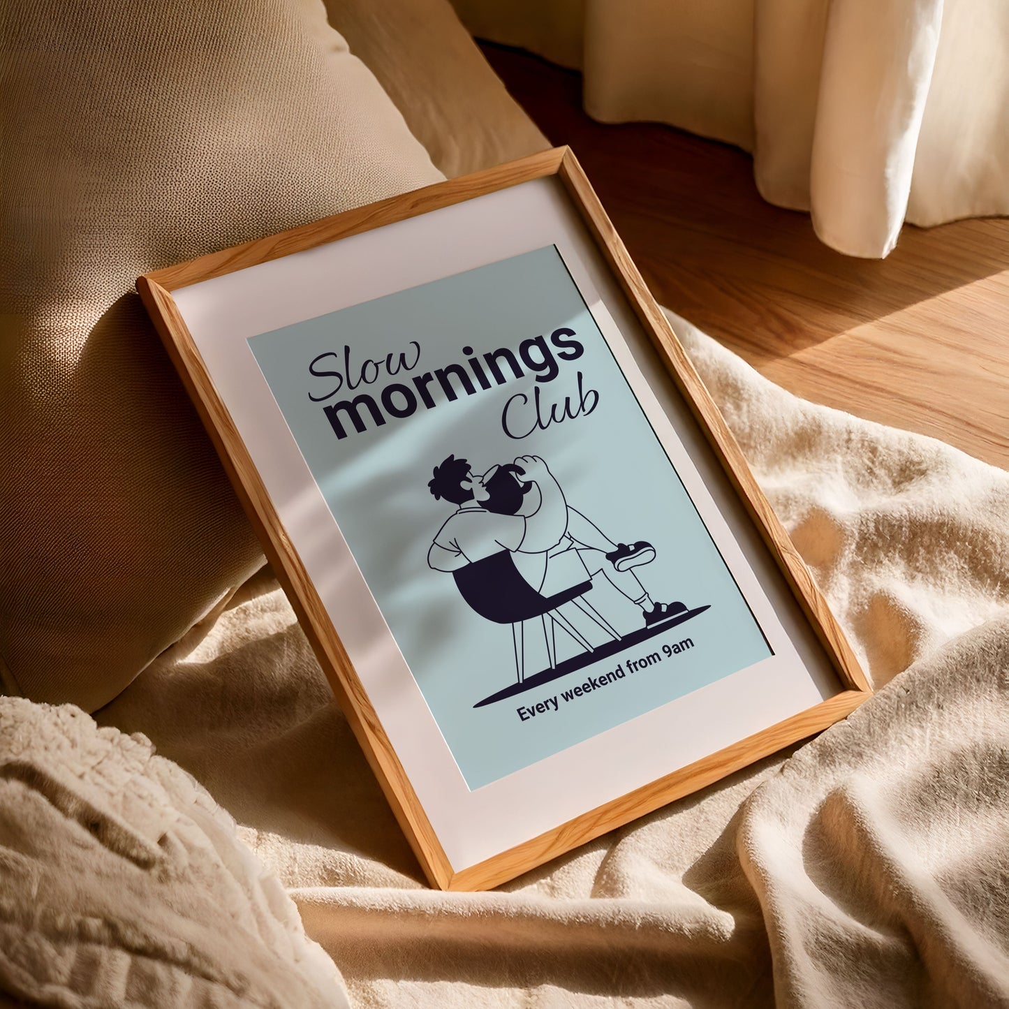 Slow Mornings Club - Home Essential Art Poster Prints