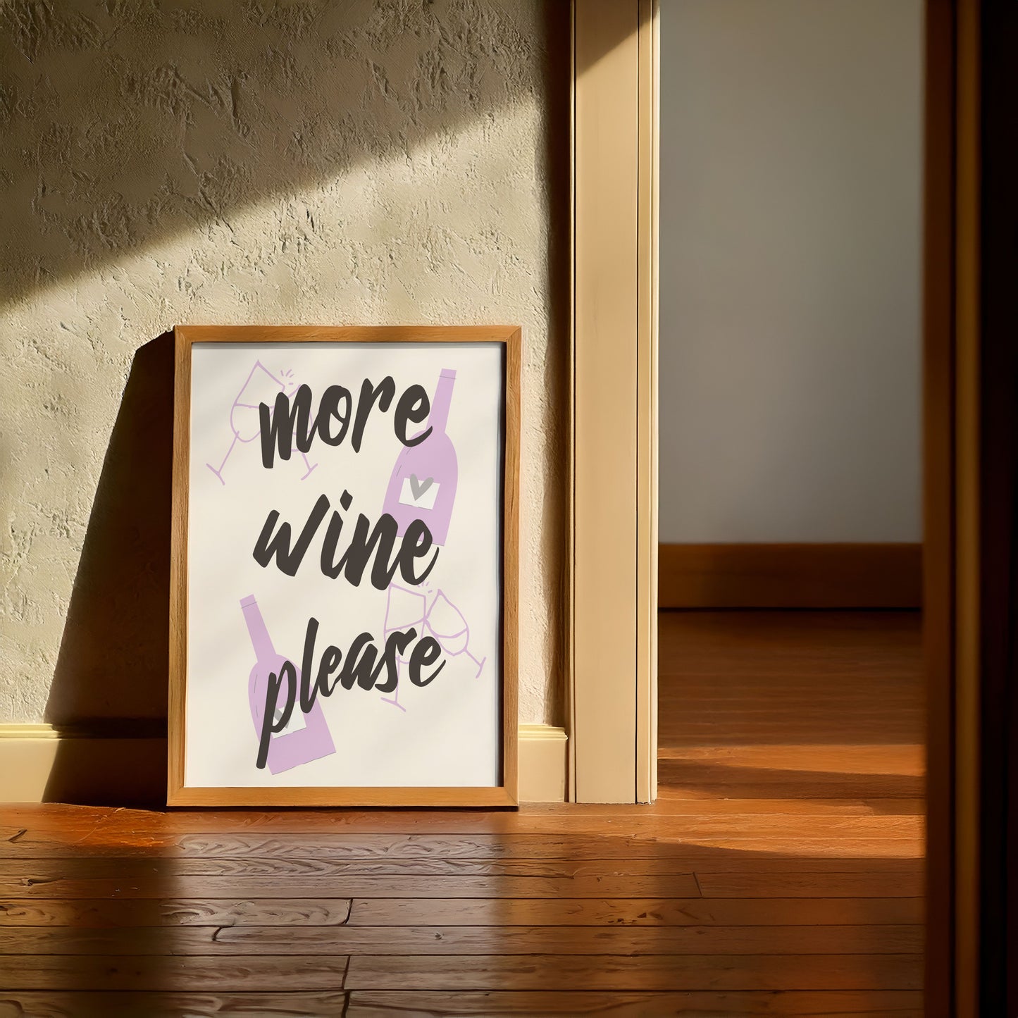 More Wine Please - Home Essential Art Poster Prints