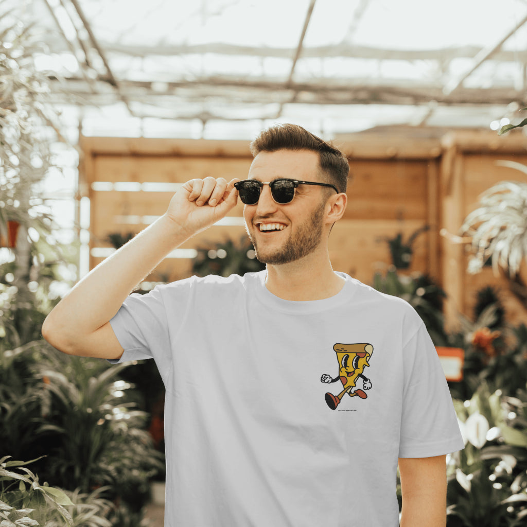 Pizza T-Shirt | Unisex T-shirt | Retro Graphic | 100% Organic Cotton