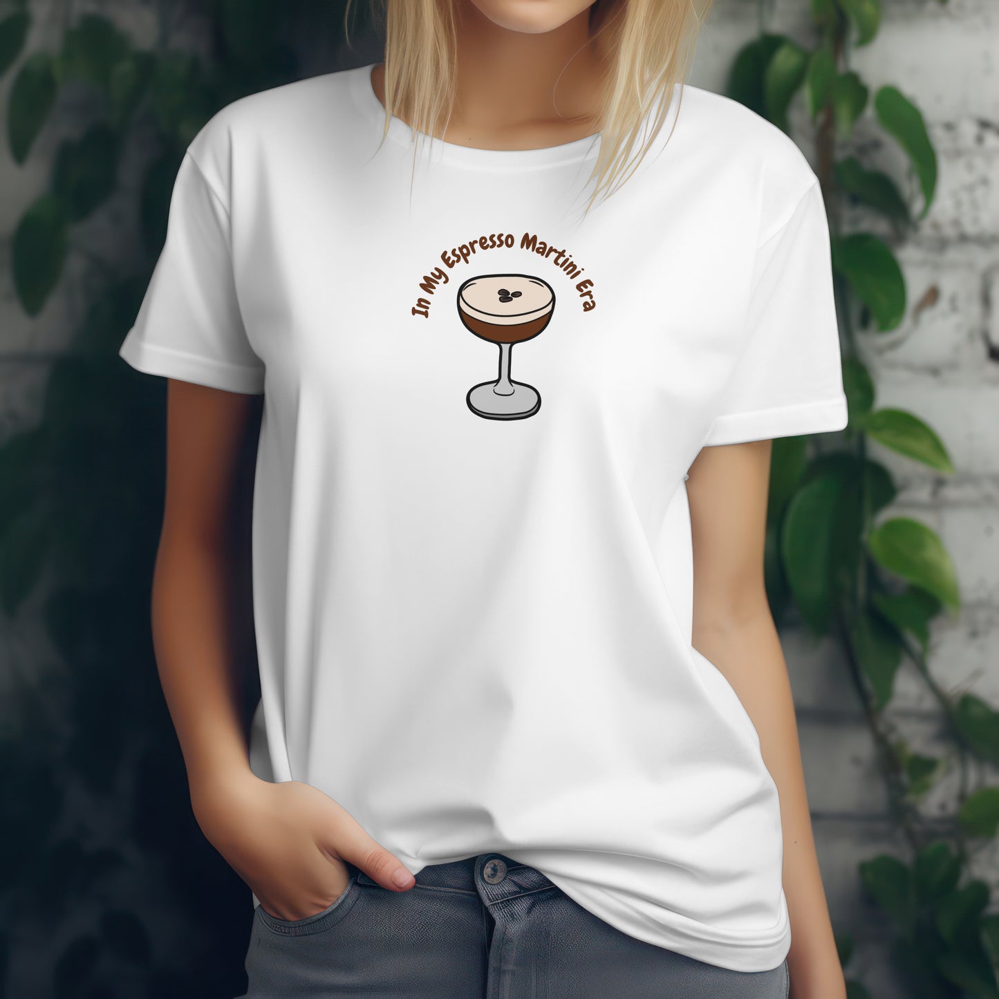 Espresso Martini T Shirt | Unisex T-shirt | Retro Graphic | 100% Organic Cotton