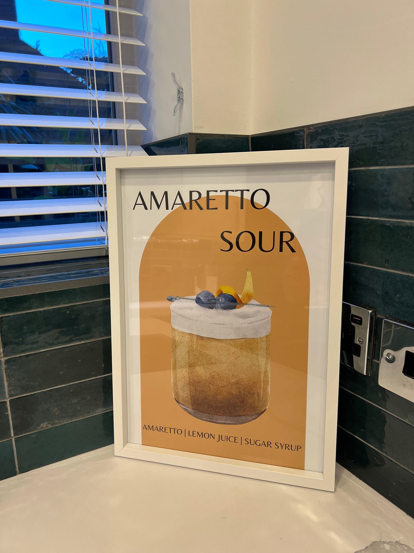Amaretto Sour - Cocktails & Drinks Art Prints