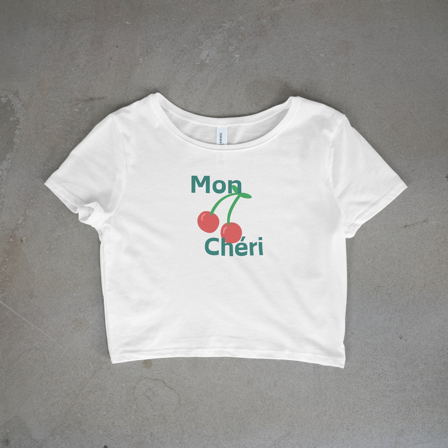 Mon Cheri Crop Top - Green