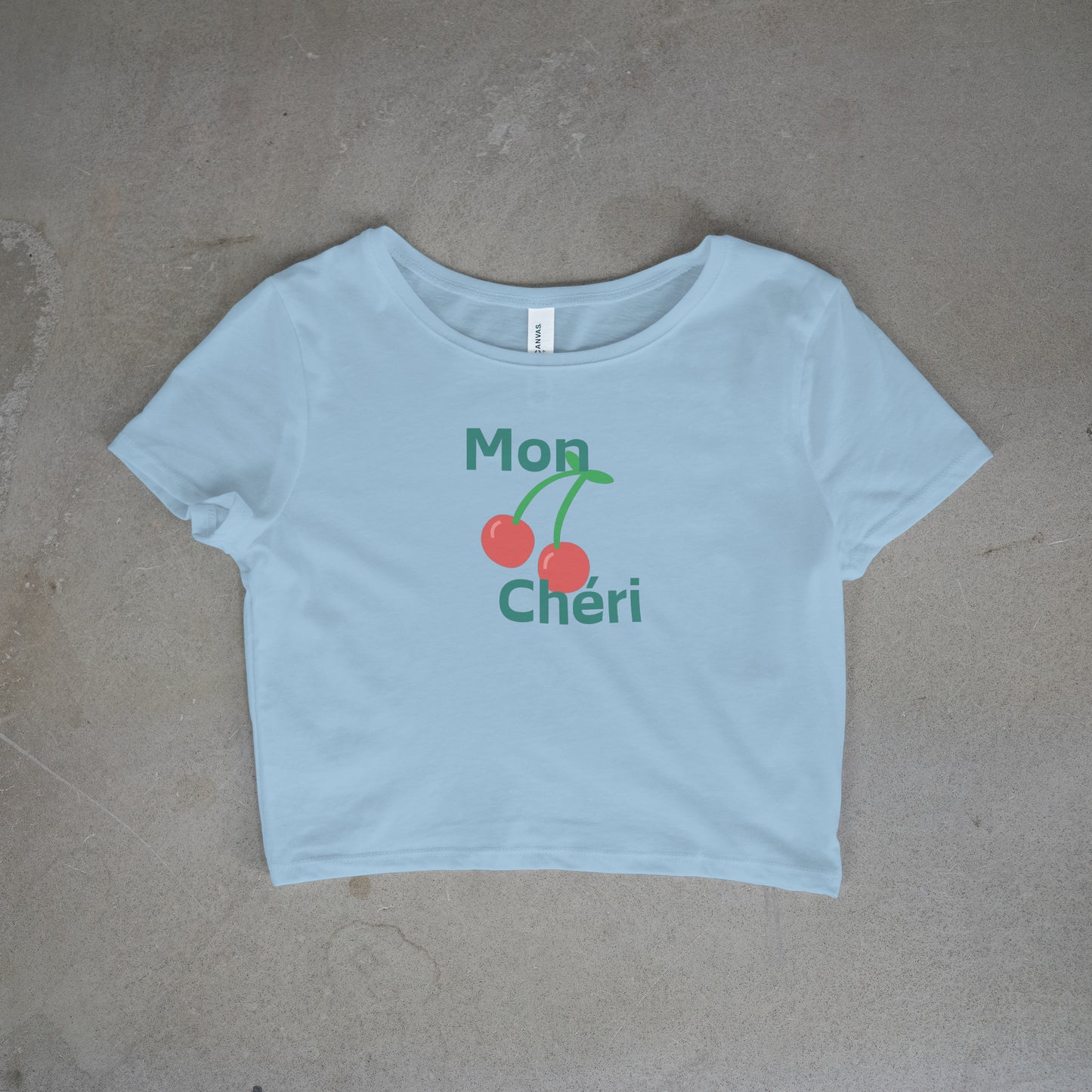 Mon Cheri Crop Top - Green