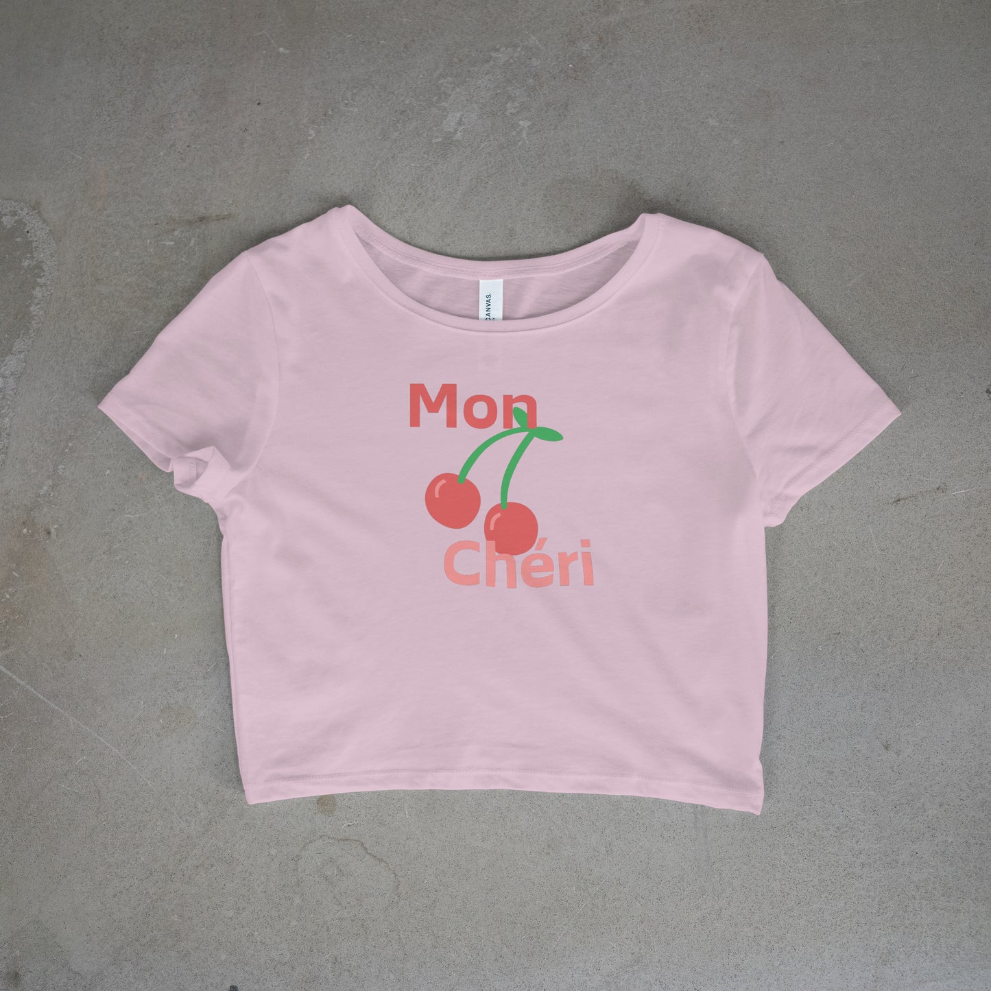 Mon Cheri Crop Top - Pink