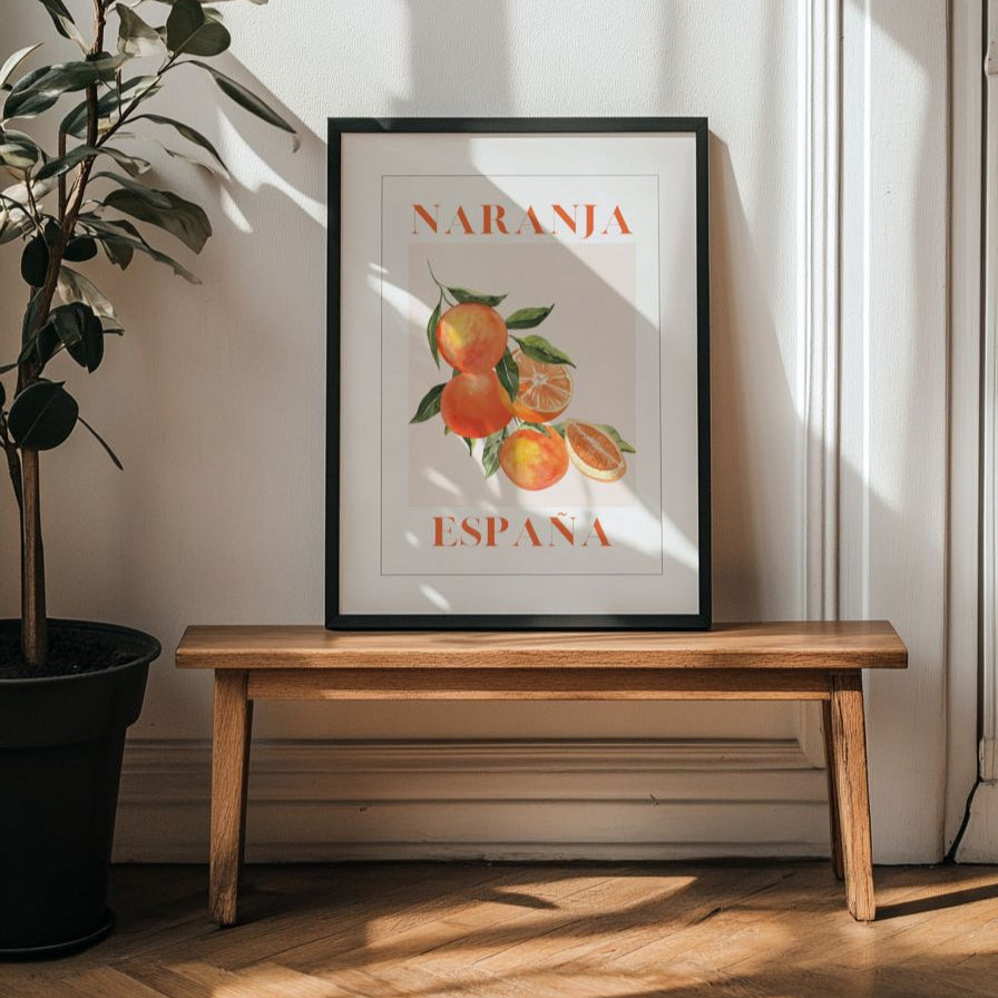 Spanish Inspired Fruit Art Poster Prints