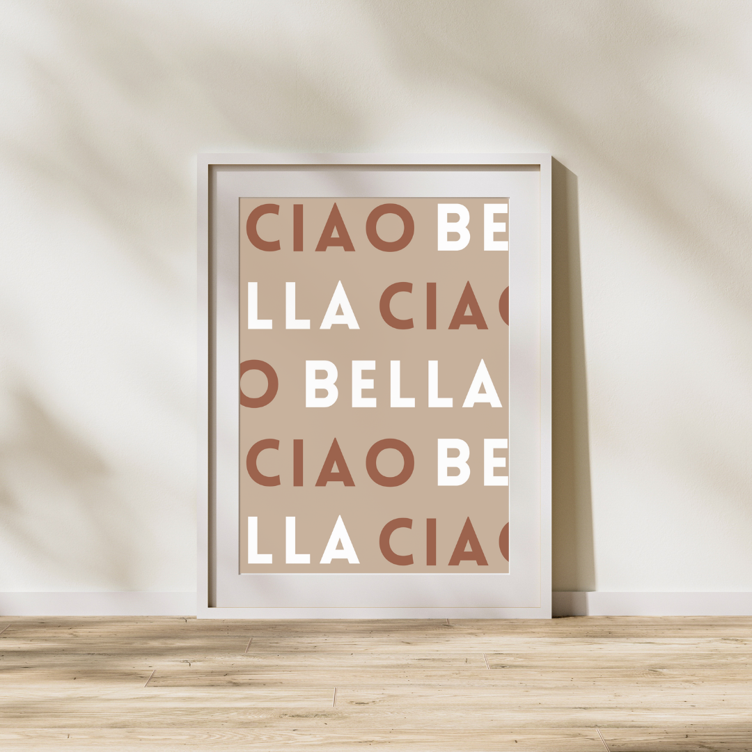Ciao bella - Italian Inspired Art Poster Prints