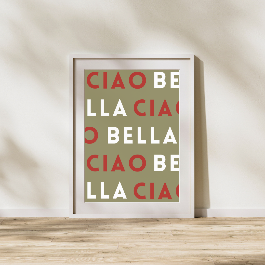Ciao bella - Italian Inspired Art Poster Prints