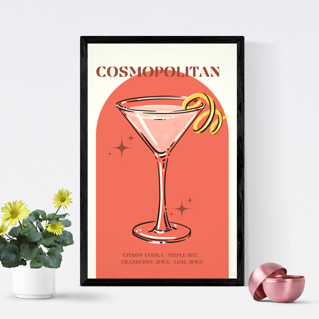 Cosmopolitan - Cocktails & Drinks Art Prints
