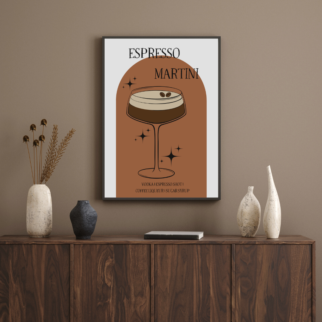 Espresso Martini - Cocktails & Drinks Art Prints