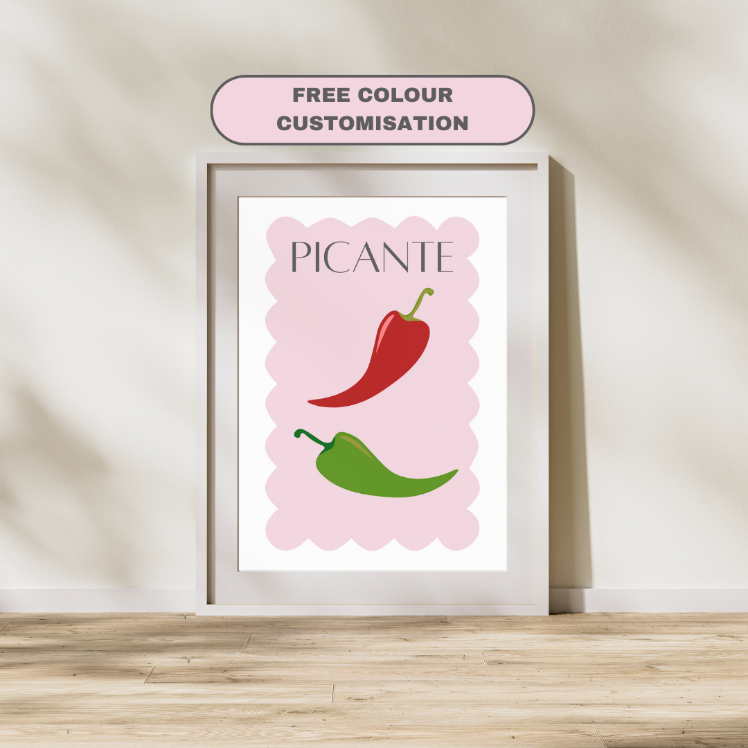 Picante - Spanish Inspired Art Poster Prints