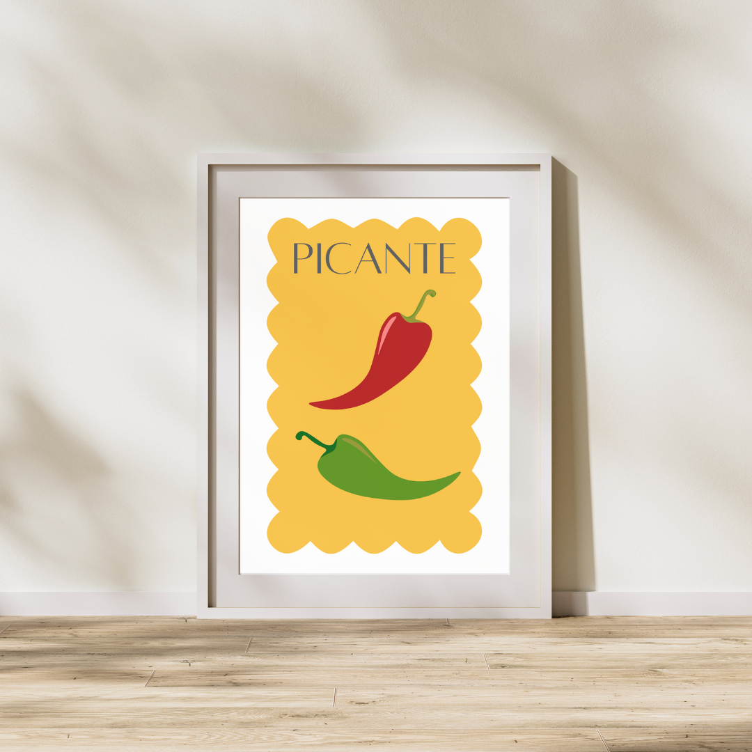 Picante - Spanish Inspired Art Poster Prints