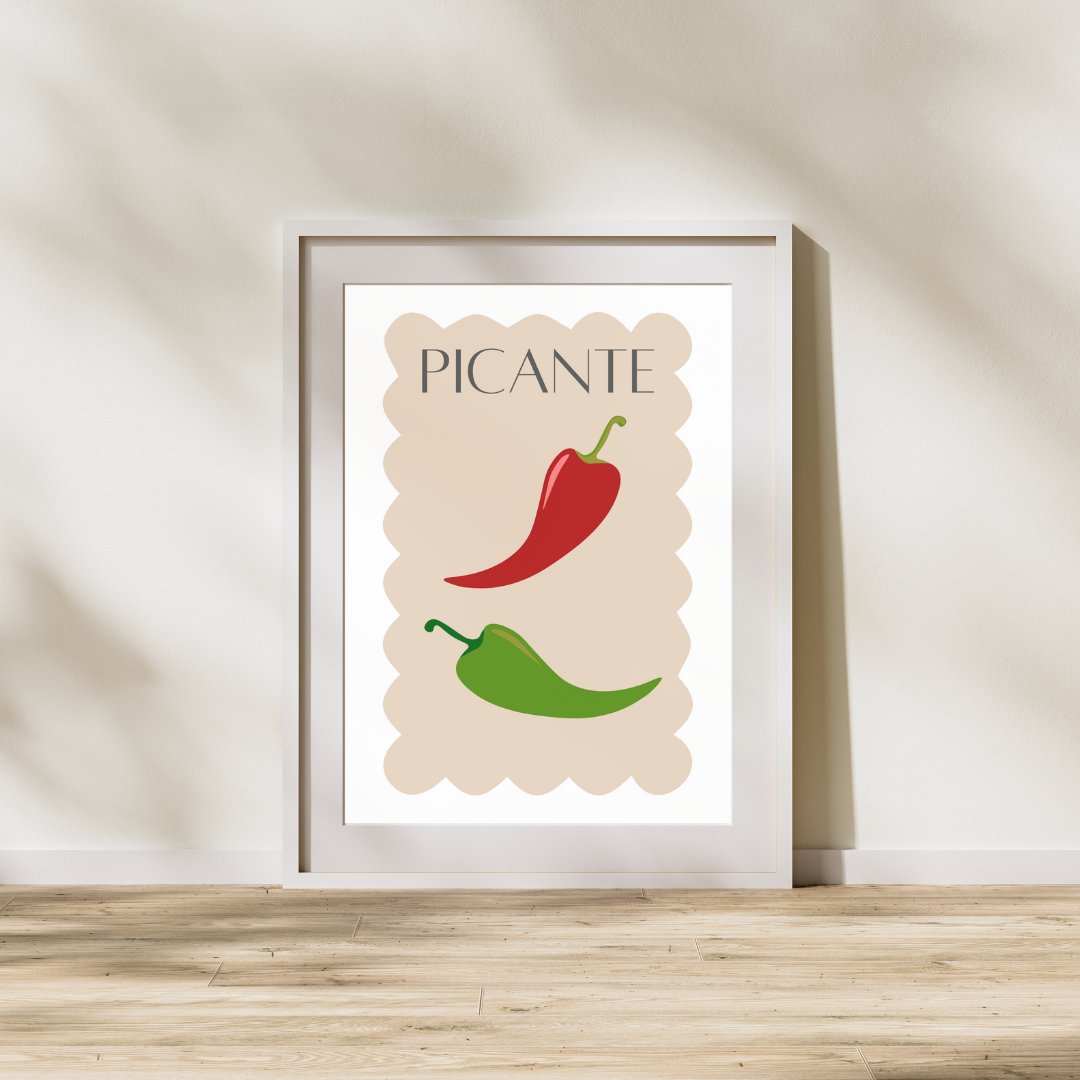 Picante - Spanish Inspired Art Poster Prints