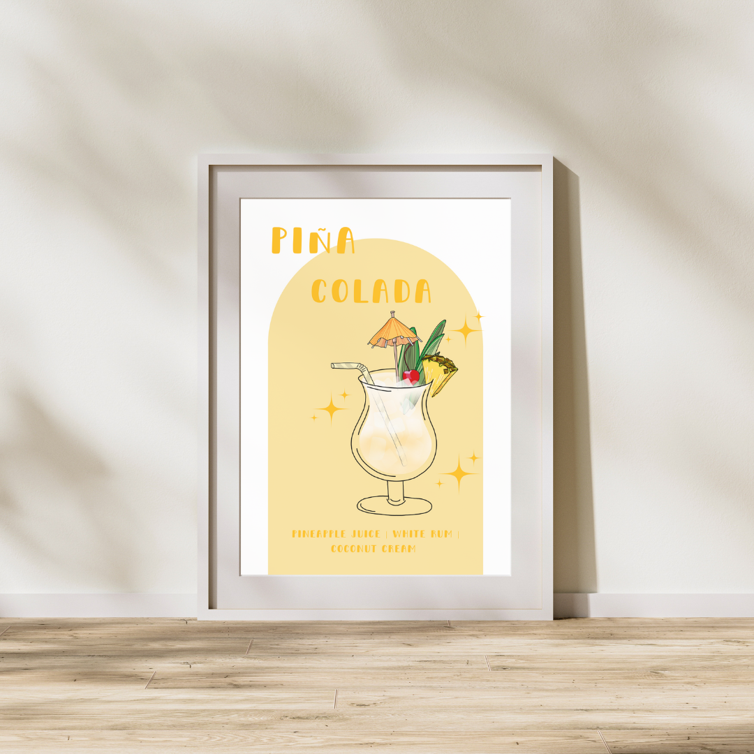 Pina Colada - Cocktails & Drinks Art Prints