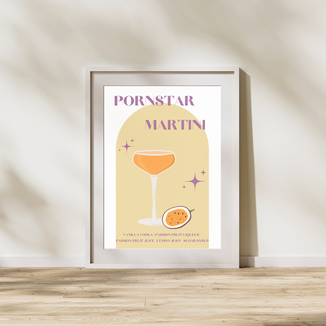 Pornstar Martini - Cocktails & Drinks Art Prints
