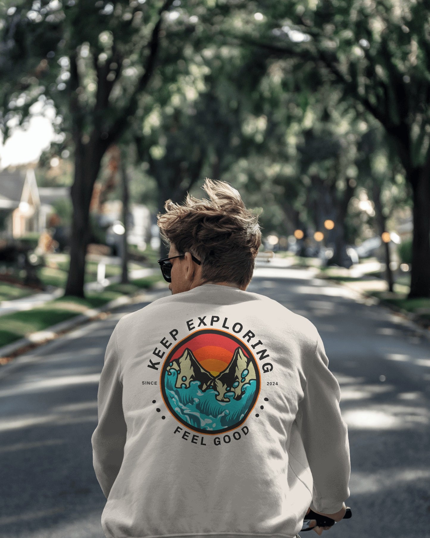 Keep Exploring Feel Good Unisex Sweatshirt