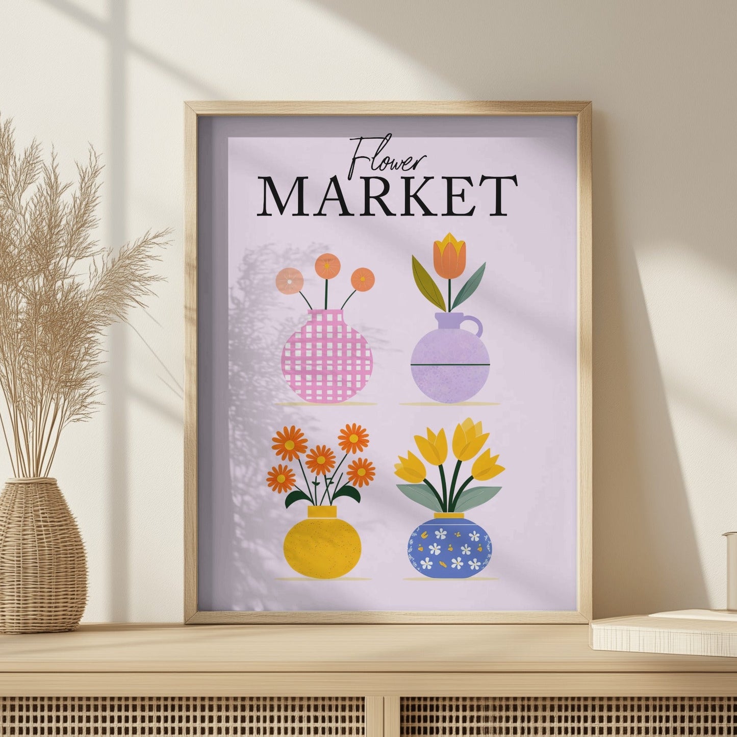 Flower Market - Home Essential Art Poster Prints