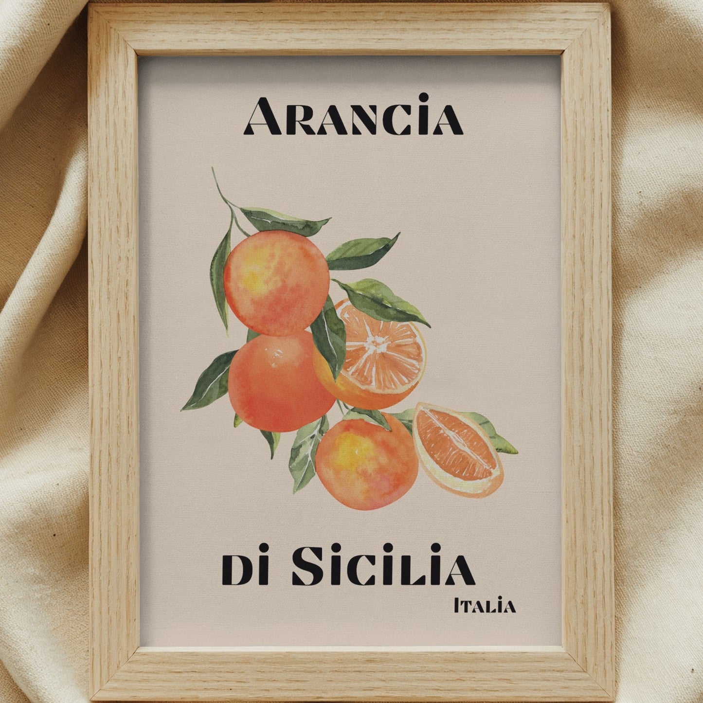 Italian Inspired Fruit Art Poster Prints