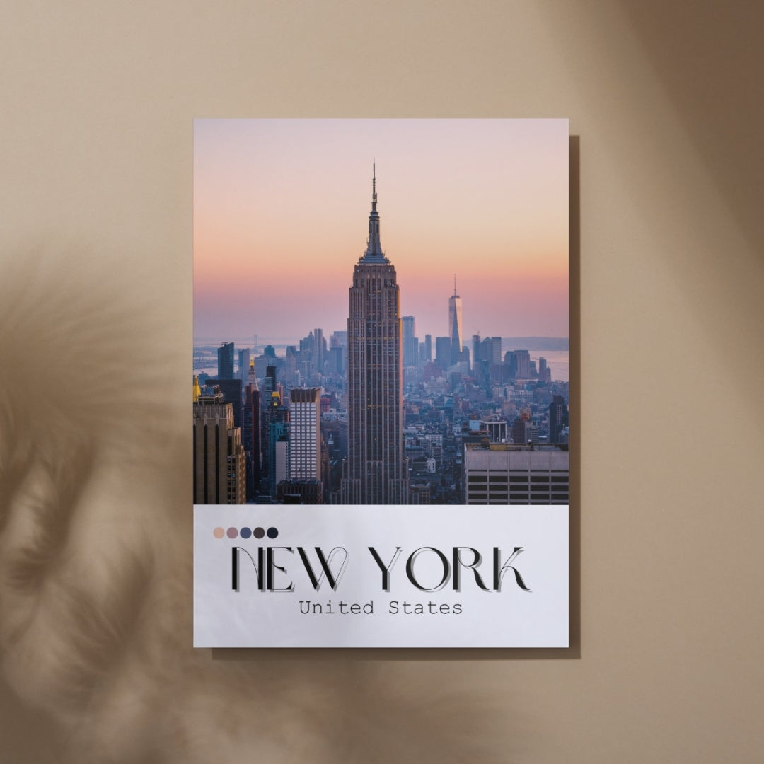 New York City Inspired Print - Travel Inspired Art Poster Prints