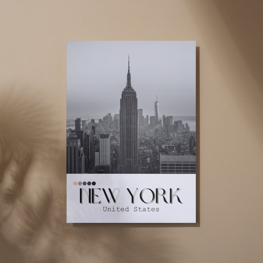 New York City Inspired Print - Travel Inspired Art Poster Prints