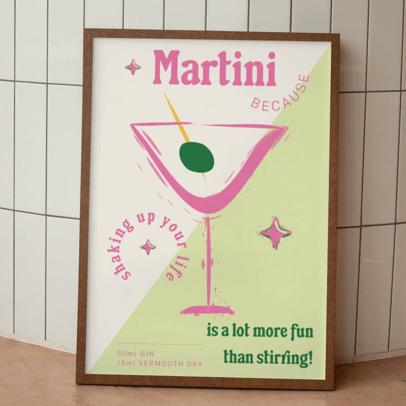 Martini - Cocktails & Drinks Art Prints