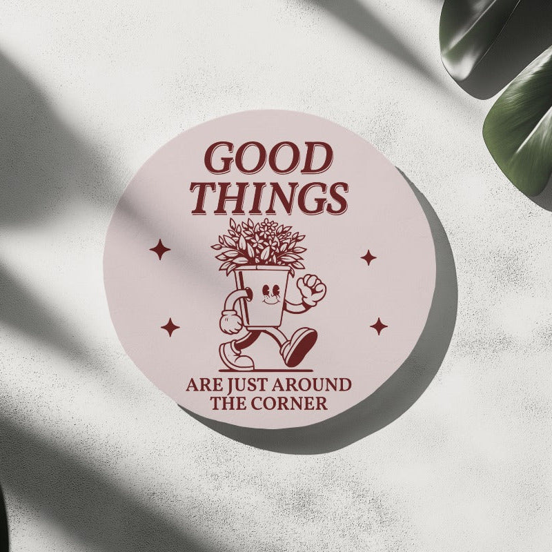 Positive Affirmation Drinks Coaster | Home and Office | Tableware Accessories
