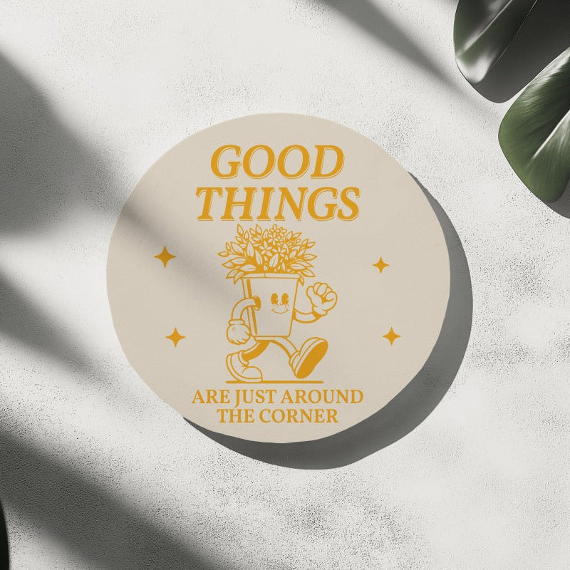 Positive Affirmation Drinks Coaster | Home and Office | Tableware Accessories