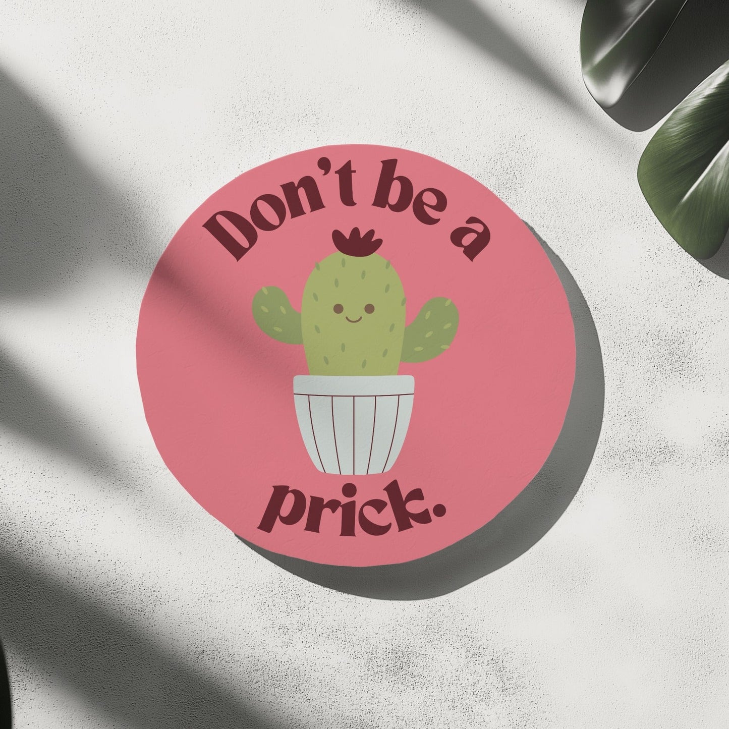 Funny Cactus Drinks Coaster | Home and Office | Tableware Accessories