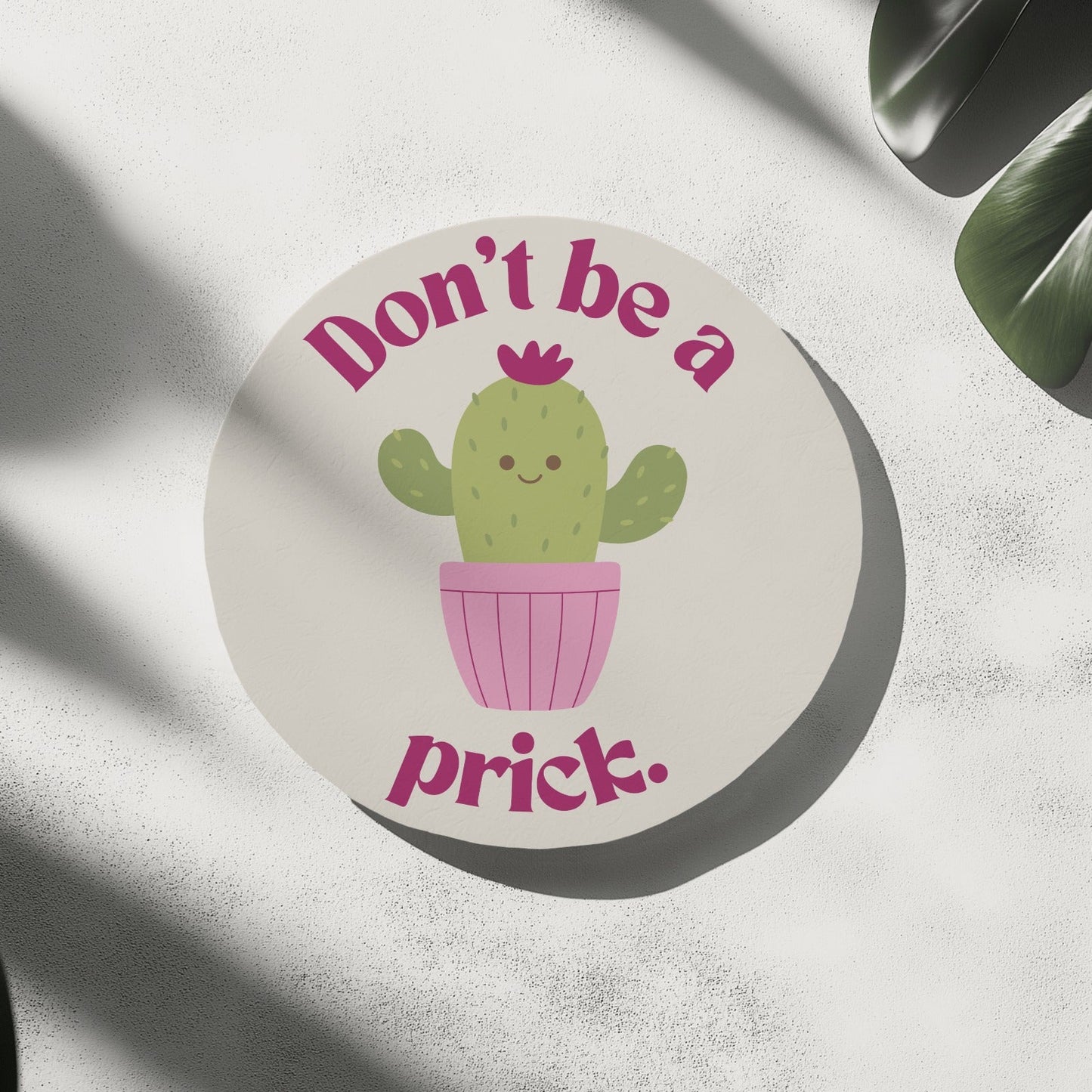 Funny Cactus Drinks Coaster | Home and Office | Tableware Accessories