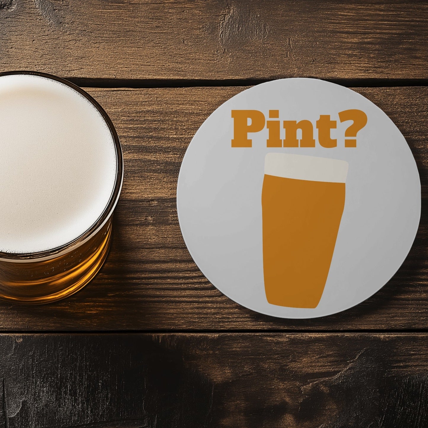 Pint Drinks Coaster | Home and Office | Tableware Accessories